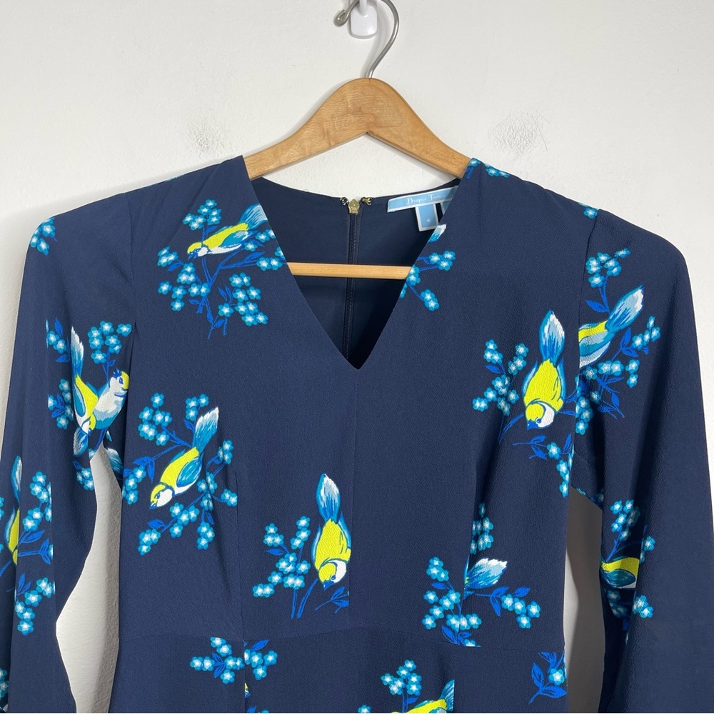 Draper James Blue Magnolia Mockingbird Bell Sleeve
Ruffle A-Line Dress Size 4 - Picture 6 of 16